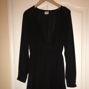 Tobi black long sleeved dress